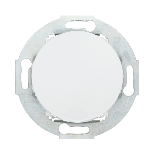 Переключатель одноклавишный на два направления (схема 6L) 10 A, 250 B (белый) Vintage