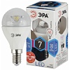LED P45-7W-840-E14-Clear Лампа ЭРА (диод,шар,7Вт,нейтр,E14)
