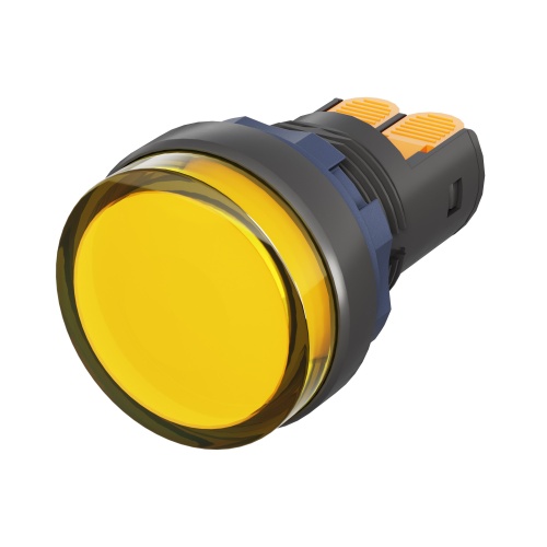 Сигнальный индикатор со  встроенным диодом 9-24В, желтый