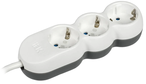 Удлинитель У03 3 места 2P+PE/3м 3х1,5мм2 16А/250В UNO IEK Удлинитель У03 3 места 2P+PE/3м 3х1,5мм2 16А/250В UNO IEK