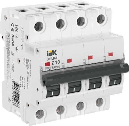 ARMAT Авт. выкл. M10N 4P Z 6А IEK