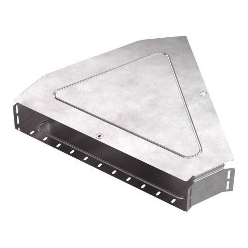 Угол горизонтальный 45 градусов с крышкой Стандарт 600х100 Промрукав