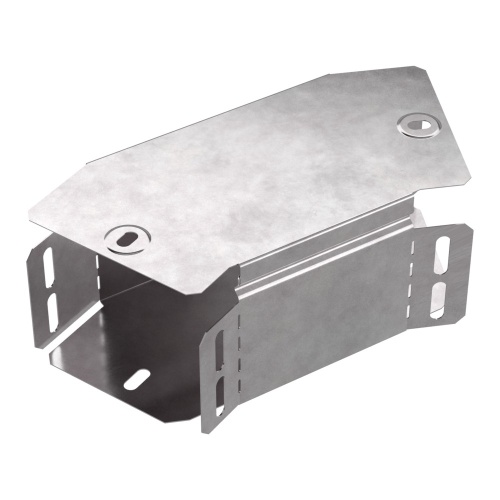 Угол горизонтальный 45 градусов с крышкой Стандарт 100х80 Промрукав