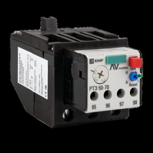Реле тепловое РТЭ 50-70 16-25А EKF AVERES Реле тепловое РТЭ 50-70 16-25А EKF AVERES