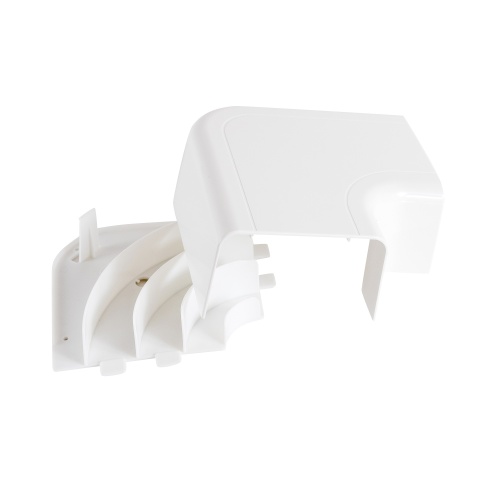 RLA100х55 Угол плоский с задней стенкой и разделителем ARC-LAN 100х55мм, огнестойкость E110 Экопласт