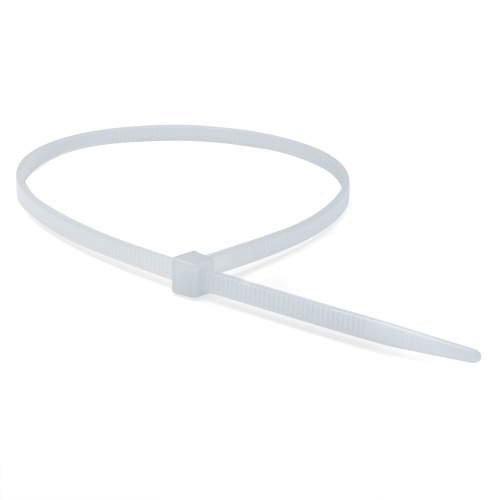 Хомут P6.6 самозатухающий, белый 3,6x150