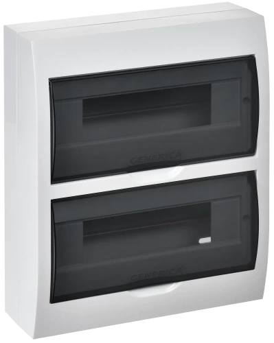Бокс настенный ЩРН-П-24 модуля пластик IP41 GENERICA
