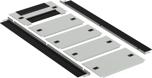 ITK by ZPAS Панель осн. шкафа 800х1200 сер. РФ