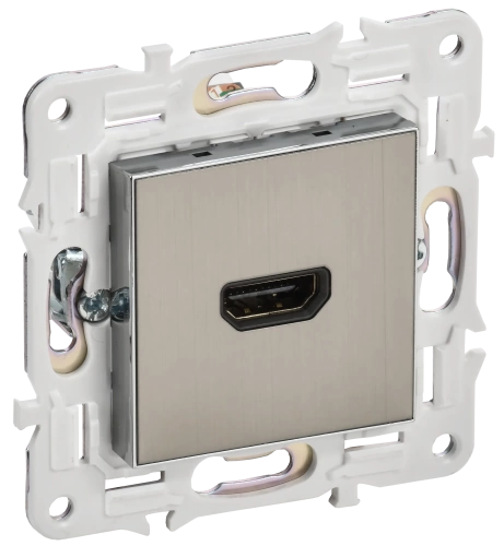 SKANDY Роз. HDMI SK-H01N никель IEK