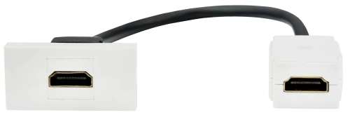 PRIMER РКМ-10-00-П Розетка HDMI M/M (1 мод.) бел. IEK