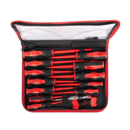 Набор диэлектрических отверток НИО-15 серия ПРОФИ (КВТ) Набор диэлектрических отверток НИО-15 серия ПРОФИ (КВТ)