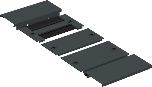 ITK by ZPAS Панель осн. шкафа рол. 600х1200 чер. РФ