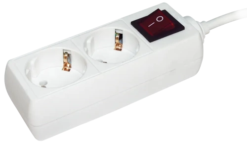 Удлинитель У02К-выкл. 2 места 2Р+РЕ/3 метра 3х1мм2 16А/250В ПИТОН Удлинитель У02К-выкл. 2 места 2Р+РЕ/3 метра 3х1мм2 16А/250В ПИТОН