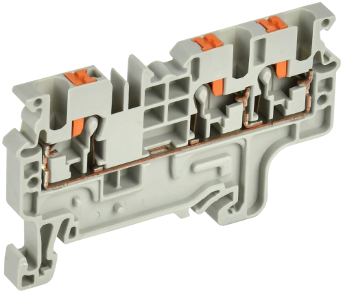 Колодка клеммная CP-MC 3 вывода 2,5мм2 серая IEK Колодка клеммная CP-MC 3 вывода 2,5мм2 серая IEK