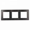12-5103-12  Рамка для розеток и выключателей ЭРА Серия 12 12-5103-12 на 3 поста, Эра12 Сатин, графит