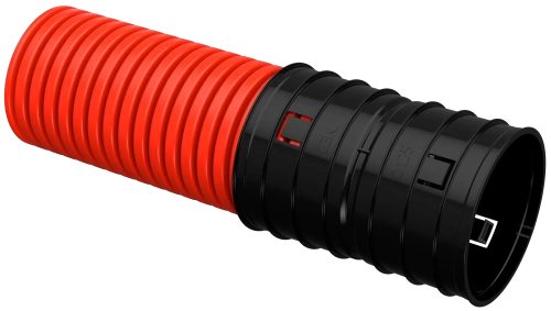 ELASTA Труба гофр. двустенная жесткая ПНД d=125мм (5,7м) IEK