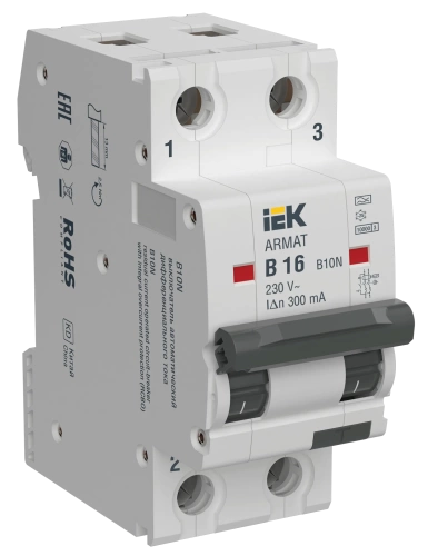 ARMAT АВДТ B10N 2P B16 300мА тип A IEK