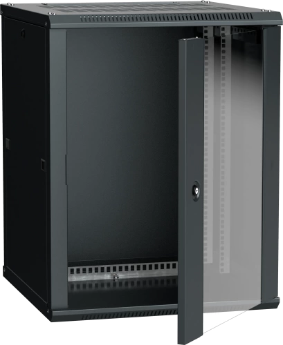 ITK Шкаф LINEA W 12U 600x600 мм дверь стекло, RAL9005 ITK Шкаф LINEA W 12U 600x600 мм дверь стекло, RAL9005