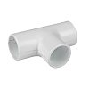 Тройник соединительный для трубы 16 мм (5шт) белый EKF-Plast