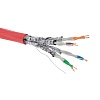 Кабель CAT 6A, U/FTP, нг(А)-FRHF, бухта 500м, красный