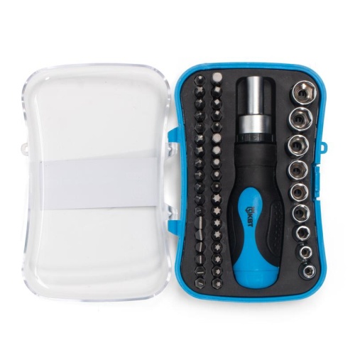 Набор отвертка с битами "Мастер" НБ-46 (КВТ) Набор отвертка с битами "Мастер" НБ-46 (КВТ)