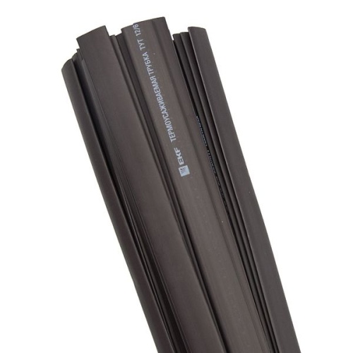 Термоусаживаемая трубка ТУТ нг 18/9 черная в отрезках по 1м EKF PROxima Термоусаживаемая трубка ТУТ нг 18/9 черная в отрезках по 1м EKF PROxima