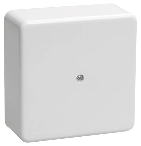 Коробка КМ41222 распаячная для о/п 100х100х44мм белая(с контактной группой,6 клемм 6мм2)