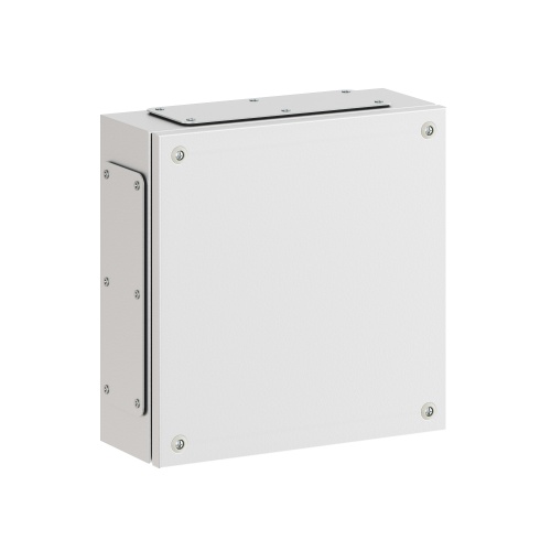 Корпус клеммный металлический SDE ВхШхГ 300x300x120 мм с фланцами Корпус клеммный металлический SDE ВхШхГ 300x300x120 мм с фланцами