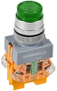 Кнопка D7-11DNZS d=22мм 1з+1р с подсв. и фикс. зел. GENERICA