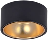 Светильник 4017 накл. потолочн. GX53 черный/золото IEK