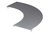 Крышка на угол горизонтальный 90º, осн.300, R-600мм, горячеоцинкованная (упак. 1 шт)