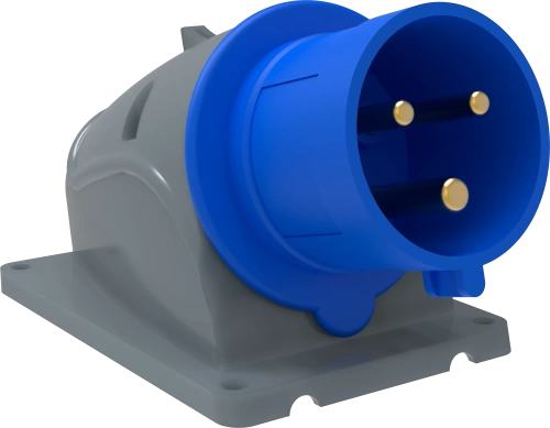 Вилка стационарная ССИ-523 32А 2Р+РЕ 220В IP44  MAGNUM ИЭК