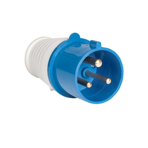 Вилка переносная 013 2Р+РЕ 16А 220В IP44 EKF Вилка переносная 013 2Р+РЕ 16А 220В IP44 EKF