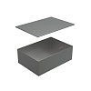 BOX/8-12  Металлическая  коробка с крышкой для заливки в пол 309х217х105мм, для люков 70083, 70012 Экопласт
