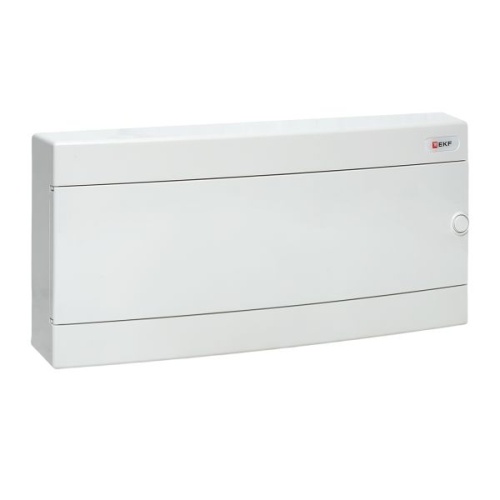 Щит распределительный навесной "Unix" белая дверь 1х24 модулей IP40 EKF PROxima Щит распределительный навесной "Unix" белая дверь 1х24 модулей IP40 EKF PROxima