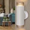WL50 WH/BK  Светильник настенный ЭРА WL50 WH/BK 2*GU10 2*12Вт IP20 белый, черный
