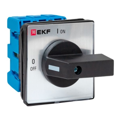 Переключатель кулачковый ПК-2-13 63А 3P «ВКЛ-ВЫКЛ» IP65 EKF Переключатель кулачковый ПК-2-13 63А 3P «ВКЛ-ВЫКЛ» IP65 EKF