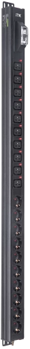 ITK BASE PDU PV1101 24U 1ф 16А 10SCHUKO 10C19 без каб.
