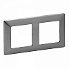 Valena LIFE.Рамка "Сталь".2-постовая универсальная