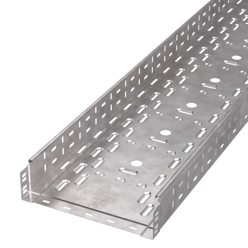 Лоток перфорированный Стандарт HDZ 300х80х3000 (0,8 мм) (6 м/уп) Промрукав Лоток перфорированный Стандарт HDZ 300х80х3000 (0,8 мм) (6 м/уп) Промрукав
