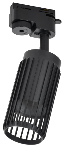 Светильник 4206 декор. трековый GU10 черный IEK