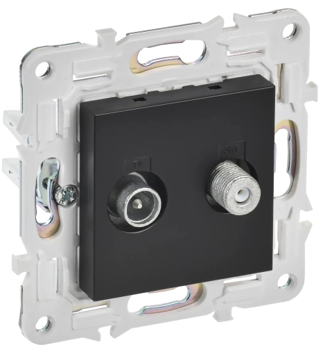 SKANDY Роз. двойная TV+SAT SK-A13Bl черн. IEK