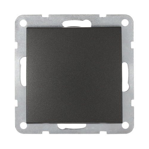 Переключатель 1-кл., перекрестный (схема 7) 16 A, 250 B (черный бархат) LK60