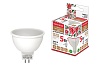 Лампа светодиодная MR16-5 Вт-230 В-3000 К–GU5,3 Народная