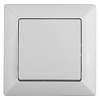 Выключатель Intro Solo 4-101-01 одноклавишный 10А-250В, IP20, СУ, белый