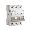 Выключатель автоматический AV-6 DC 3P 16A (L) 6kA EKF AVERES