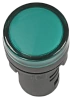 Лампа AD16DS(LED)матрица d16мм зеленый 12В AC/DC  ИЭК