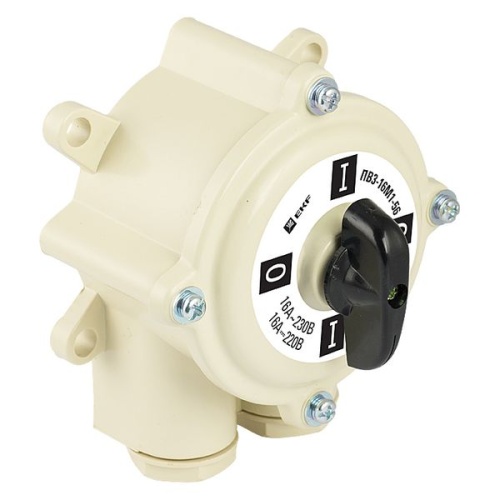 Пакетный переключатель (реверс) ПП 3-40/Р М2 пл. IP56 EKF PROxima Пакетный переключатель (реверс) ПП 3-40/Р М2 пл. IP56 EKF PROxima