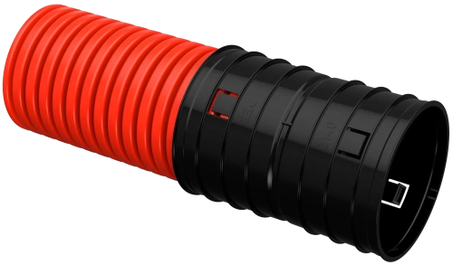 ELASTA Труба гофр. двустенная жесткая ПНД d=140мм (5,7м) IEK