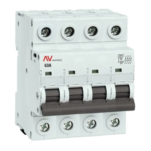 Выключатель нагрузки AVN 4P 63A EKF AVERES Выключатель нагрузки AVN 4P 63A EKF AVERES